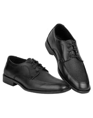 Zapato Casual Oxford Niño Negro Piel Stfashion 04703704