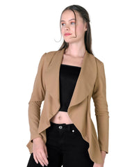 Saco Mujer Formal Cardigan Beige Stfashion 72605413