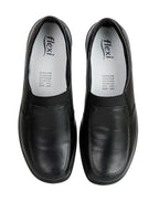 Zapato Mujer Confort Piso Negro Piel Flexi 02500512
