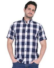 Camisa Hombre Casual Regular Azul Stfashion 57205400