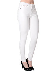 Jeans Básico Mujer Dayana Blanco 50803601 Mezclilla Stretch