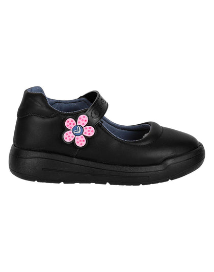Zapato Escolar Niña Negro Piel Atrom 18603800