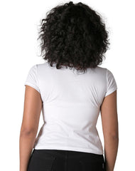 Playera Mujer Moda Camiseta Blanco Stfashion 69704645