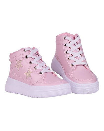 Tenis Niña Casual Rosa Stfashion 08704107