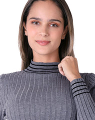 Sweater Mujer Gris Uk 56705245