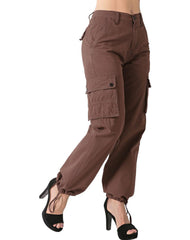 Pantalón Mujer Moda Jogger Café Roosevelt 50105012