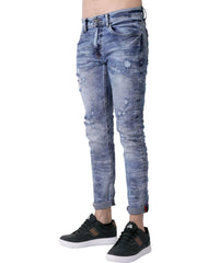 Jeans Hombre Moda Skinny Azul Hippie & Rock 71805203