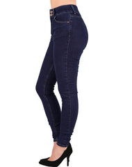 Jeans Mujer Básico Skinny Azul Oggi 59104028
