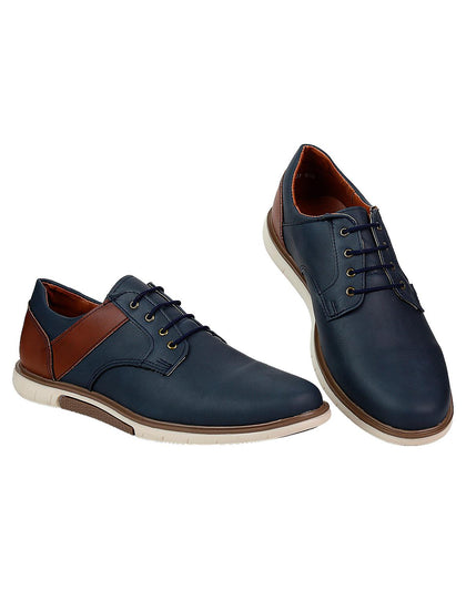 Zapato Hombre Oxford Casual Oxford Azul Nibiru 21703300