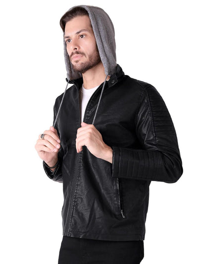 Chamarra Hombre Moda Negro Roosevelt 50105200