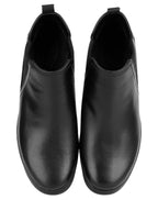 Botin Mujer Casual Cuña Negro Piel Flexi 02503704