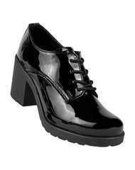 Botin Mujer Casual Tacon Negro Stfashion 18204105