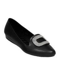 Flat Mujer Piso Negro Stfashion 09004104