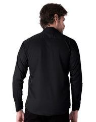 Camisa Hombre Casual Slim Negro Stfashion 50505201