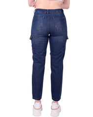 Jeans Mujer Moda Cargo Azul Fergino 52905201