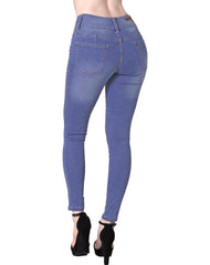 Jeans Mujer Básico Skinny Azul Stfashion 63104211