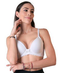 Brassiere Mujer Básico Blanco Carnival 68303616