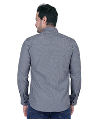 Camisa Hombre Casual Slim Azul Stfashion 57205405