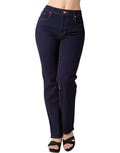 Jeans Mujer Basico Regular Azul Oggi Atraction 59105003