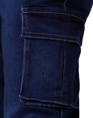 Jeans Mujer Moda Jogger Azul Fergino 52905406