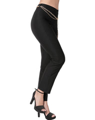 Pantalón Mujer Vestir Recto Negro Paloma 56404637