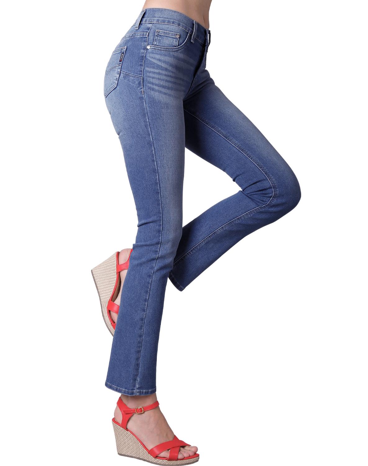 Jeans Moda Recto Mujer Azul Oggi Yess 59104604