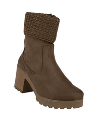 Botin Mujer Casual Tacon Café Stfashion 04604106