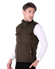 Chaleco Reversible Hombre Café Giovanni Gali 50705248