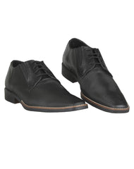 Zapato Hombre Oxford Vestir Negro Piel Lugo Conti 04702600