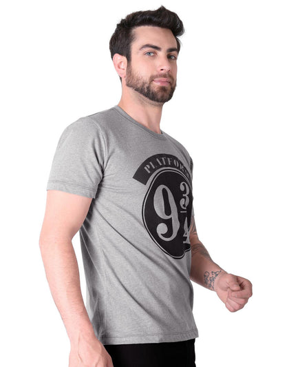 Playera Hombre Moda Camiseta Gris Harry Potter 58204834