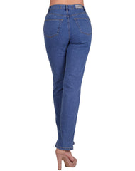 Jeans Mujer Básico Recto Azul Furor 62104177