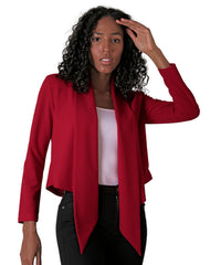 Saco Mujer Formal Cardigan Rojo Stfashion 72604224