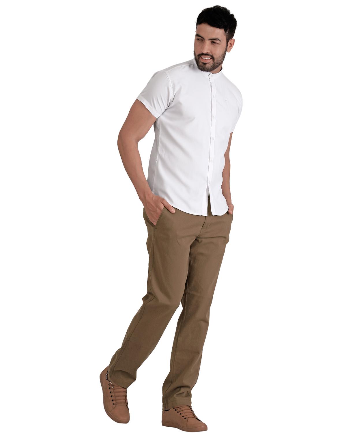 Casual Outfit Pantalón Cafe Hombre Claro Outfit Pantalón CafÃ