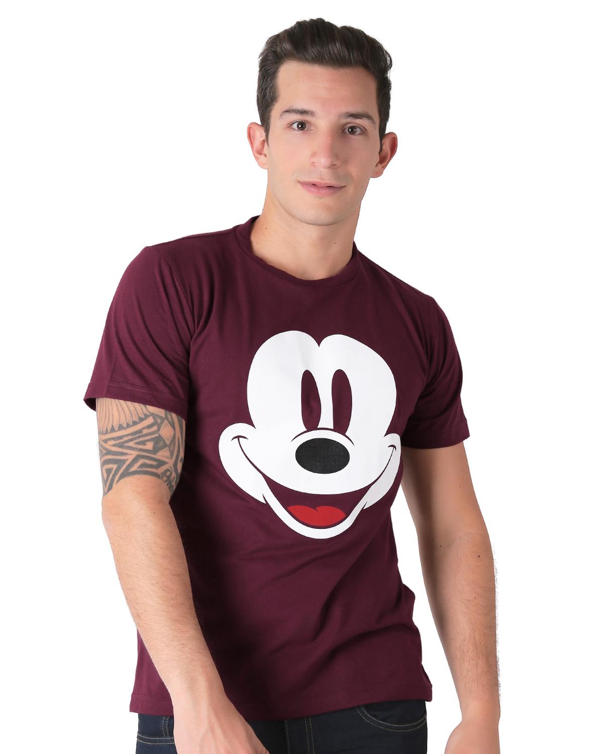 Playera Moda Camiseta Hombre Vino Disney 58204821