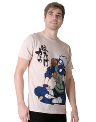 Playera Hombre Moda Camiseta Beige Anime 56505025