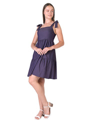 Vestido Mujer Casual Azul Stfashion 57305429