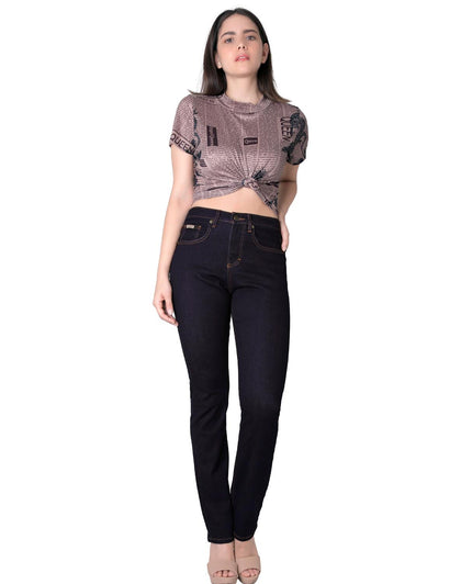 Jeans Básico Mujer Dayana 16 50803607 Mezclilla Stretch