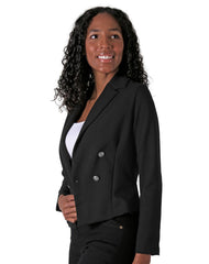 Saco Formal Blazer Mujer Negro Stfashion 79304229