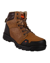 Botin Hombre Casual Café Piel New Ram 21604101