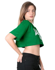 Playera Mujer Moda Verde Stfashion 53205025