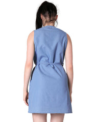 Vestido Mujer Casual Azul Stfashion 60403840