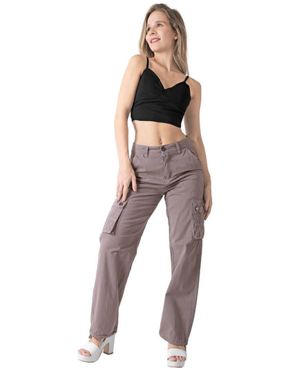 Pantalón Mujer Moda Jogger Beige Roosevelt 50105011