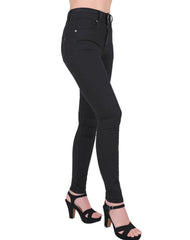 Jeans Mujer Basico Skinny Negro Oggi Katia 59105218