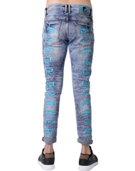 Jeans Hombre Moda Skinny Azul Hippie & Rock 71805203