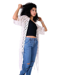 Saco Mujer Casual Cardigan Blanco Nyd 58005409