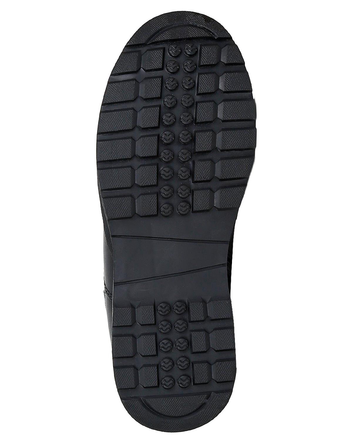 Zapato Botín Escolar Niño Rokino Negro Piel 11902607