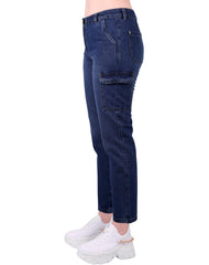 Jeans Mujer Moda Cargo Azul Fergino 52905201