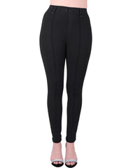 Leggins Mujer Casual Negro Stfashion 54405201