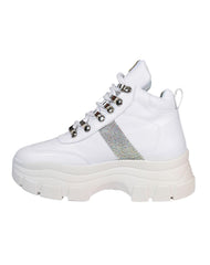 Tenis Mujer Casual Plataforma Blanco Stfashion 23504112