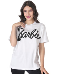 Playera Mujer Moda Camiseta Blanco Barbie 58204810